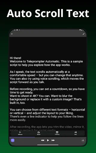 Download Teleprompter Automatic Terbaru – Rekam Video Mudah - Screenshot 7