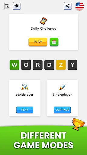 Download Wordzy: Game Teka-Teki Kata Terbaik & Seru – Gratis - Screenshot 1