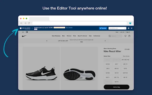 Download Skimlinks Editor Tool Terbaru – Maksimalkan Komisi Afiliasi - Screenshot 1