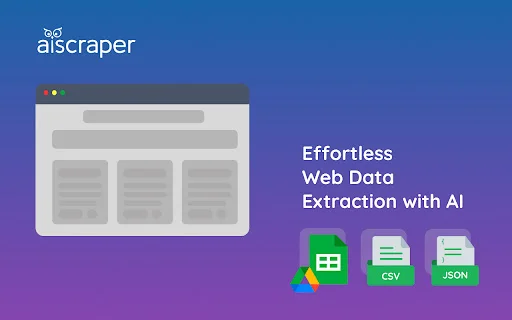 AIScraper: Alat Web Scraping AI No-Code Terbaik & Cepat - Screenshot 1
