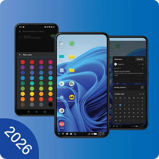 Download Win 11x Launcher 2026 Terbaru – Ubah Tampilan HP Gratis
