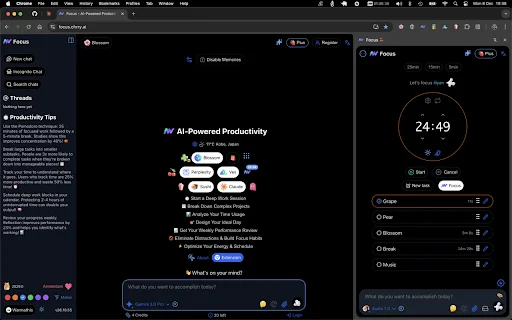 Download Focus 🍒 Terbaru – Pomodoro AI & Manajemen Tugas - Screenshot 1