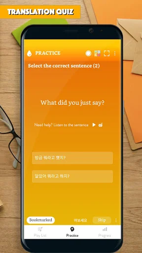 Download Korean Sentence Master Terbaru – Belajar Bahasa Korea - Screenshot 3