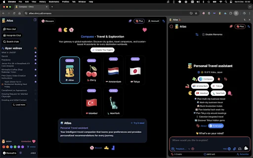 Atlas 🍒: Asisten Perjalanan AI Pintar untuk Petualangan Anda - Screenshot 1