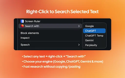 Download Radial New Tab Terbaru – Kelola Tab & AI Gratis - Screenshot 4