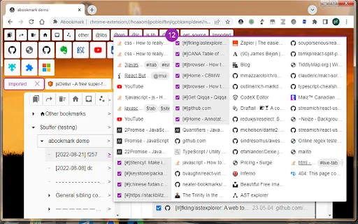 Abookmark: Pengelola Bookmark & Tab Chrome Terbaik – Unduh Gratis - Screenshot 2