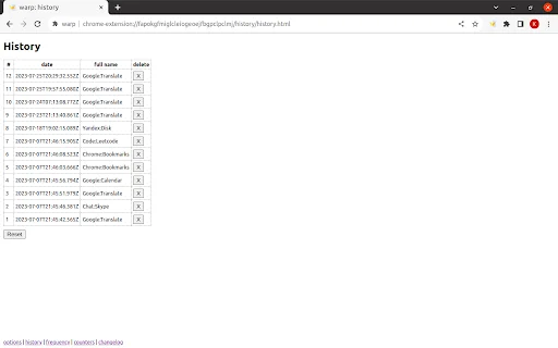 Download Warp Terbaru – Buka Bookmark Chrome Tanpa Mouse - Screenshot 3