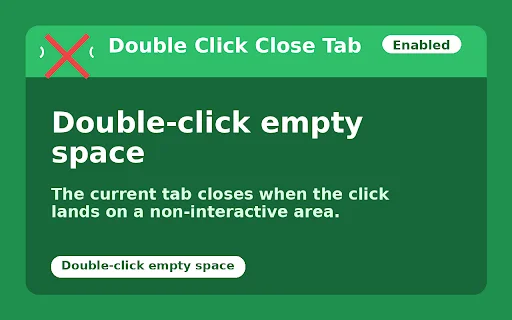 Download Double Click Close Tab Terbaru – Tutup Tab Lebih Cepat - Screenshot 1
