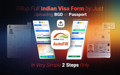 Indian Visa Autofill Pro – Isi Formulir Visa India Otomatis - Screenshot 1