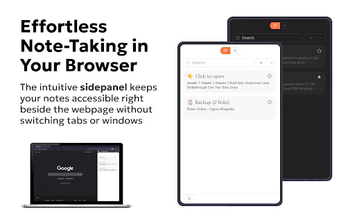 Notes Online: Ekstensi Notepad Chrome Terbaik – Gratis & Cepat - Screenshot 1
