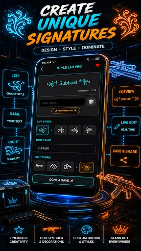 Download Pro Name Style: Elite Symbols Terbaru – Nickname Keren FF - Screenshot 18