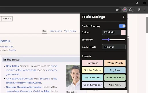 Download Telsia: Reduksi Kelelahan Mata & Filter Warna Terbaik - Screenshot 1
