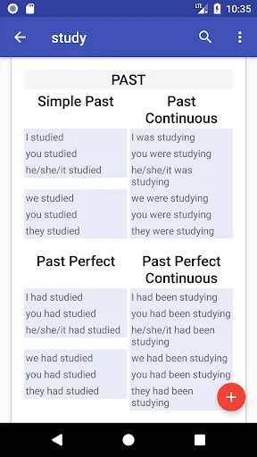 Download English Verbs Terbaru – Kuasai Konjugasi Bahasa Inggris - Screenshot 5