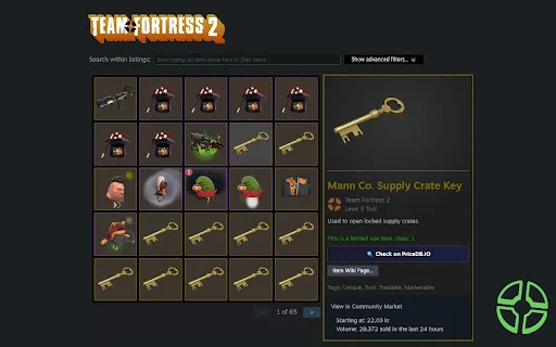 Download TF2 Trader Terbaru – Ekstensi Trading TF2 Terbaik - Screenshot 1
