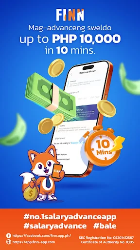 Download FINN App Terbaru – Pinjaman Gaji Instan 10 Menit - Screenshot 1
