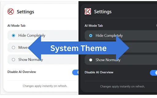 Download Disable AI Mode & AI Overview – Kembalikan Google Klasik - Screenshot 3