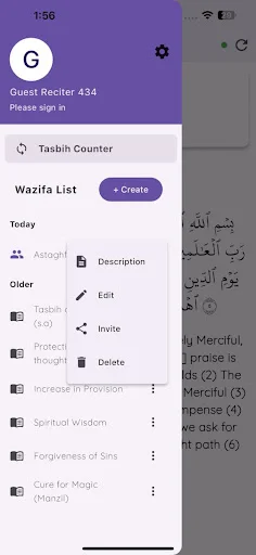 Download Tasbih Wazifa Terbaru – Aplikasi Dzikir Digital Gratis - Screenshot 8