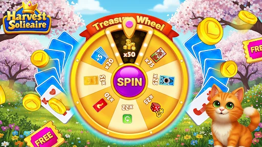 Download Solitaire Farm: TriPeaks Terbaru – Main Game Kartu Seru - Screenshot 5