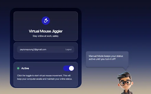 Virtual Mouse Jiggler: Jaga Status Online Tetap Aktif & Produktif - Screenshot 4