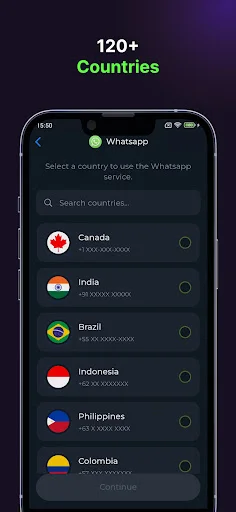 Virtual Number SMS – SmsCode: Dapatkan Nomor Virtual untuk OTP - Screenshot 3