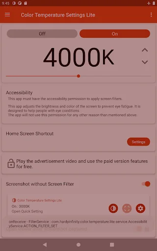 Download Color Temperature setting Lite – Atur Warna Layar Nyaman - Screenshot 11