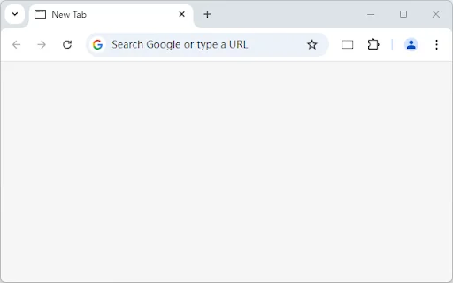 Download Blank New Tab Page – White Smoke – Tab Bersih Gratis - Screenshot 1
