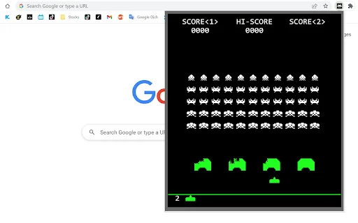 Mainkan Space Invader Game Gratis – Game Arcade Retro Seru - Screenshot 1