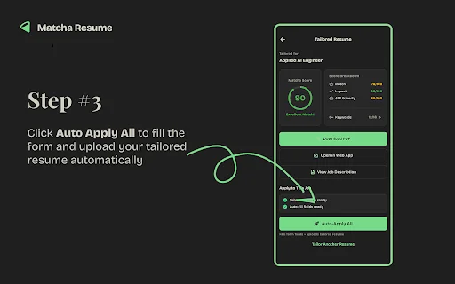 Matcha Resume: Buat CV ATS Friendly & Custom Otomatis - Screenshot 3