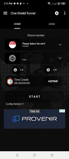 Download One Shield Tunnel Terbaru – VPN SSH Cepat & Gratis - Screenshot 1