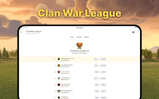 War Report for Clash of Clans: Pantau Perang & Kelola Klan Anda - Screenshot 13