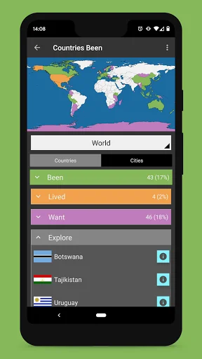 Download Countries Been Terbaru – Lacak Perjalanan Anda Gratis - Screenshot 4