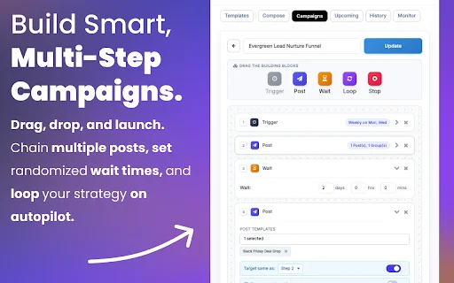 Group Posting PRO: Auto Post & Jadwal Facebook Grup Terbaik - Screenshot 3