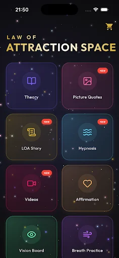 Download Law of Attraction Space – Ubah Pola Pikir Anda Sekarang - Screenshot 1