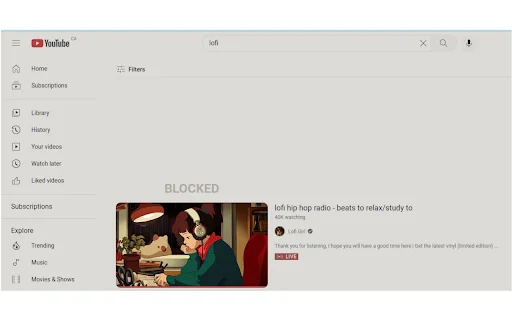Blokir Channel Youtube: Sembunyikan Konten Gangguan – Unduh Gratis - Screenshot 2