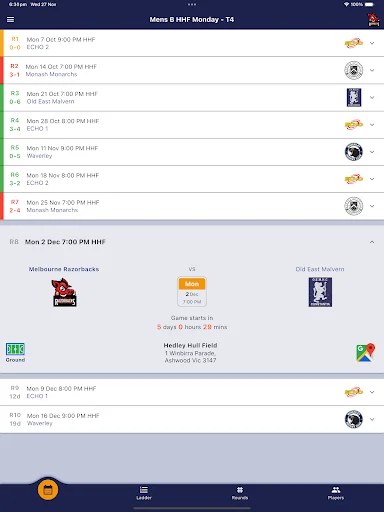 Download Hockey Vic Terbaru – Jadwal dan Hasil Pertandingan - Screenshot 9