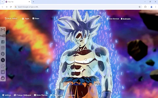 Download Goku Wallpaper HD Terbaru – Tema Anime Gratis - Screenshot 1