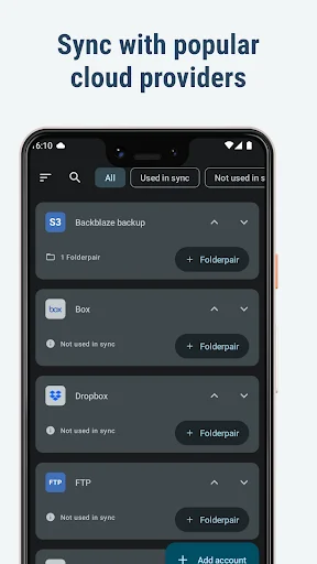 Download FolderSync Pro Terbaru – Sinkronisasi Cloud Otomatis - Screenshot 5