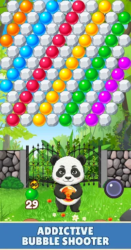 Download Bubble Shooter: Panda Legend – Game Puzzle Seru Gratis - Screenshot 1