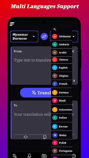 Download Myanmar (Burmese) Translator Terbaru – Terjemahan Gratis - Screenshot 2