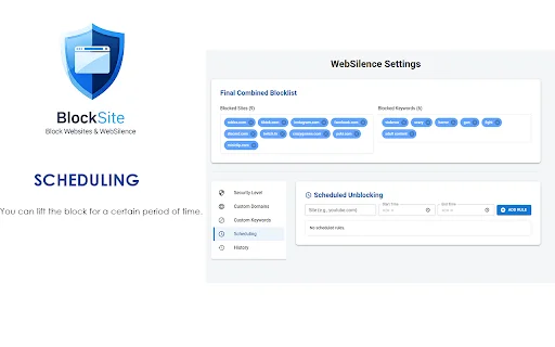Download WebSilence Terbaru – Blokir Situs & Fokus Kerja - Screenshot 5