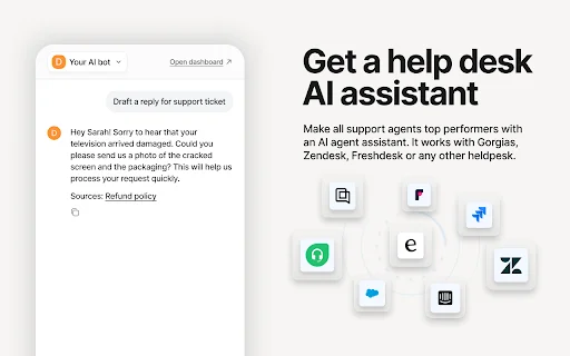 Download eesel AI Terbaru – Asisten AI Cerdas untuk Browser - Screenshot 3
