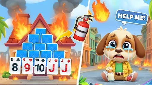 Download Solitaire Farm: TriPeaks Terbaru – Game Kartu Santai - Screenshot 3