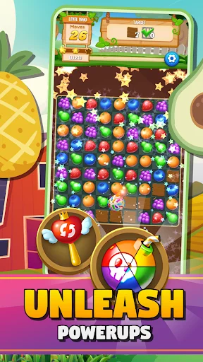 Download Sweet Fruit Match Puzzle Blast Gratis – Game Puzzle Seru - Screenshot 24