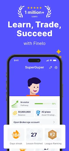 Download Finelo: Master Trading Terbaru – Belajar Investasi AI - Screenshot 6