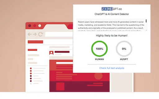 ZeroGPT.cc: Detektor AI Terbaik & Akurat – Unduh Gratis - Screenshot 2