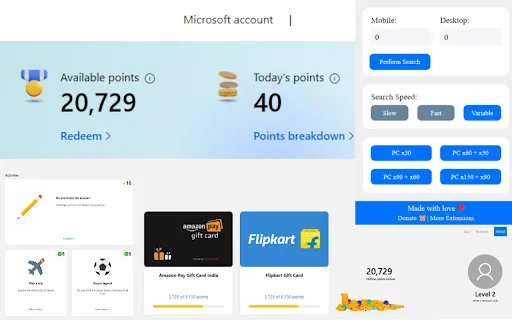 Rewards Search Automator Terbaru – Otomatisasi Bing Rewards - Screenshot 1