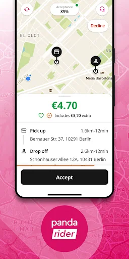 Download foodpanda rider APK Terbaru – Aplikasi Kurir Resmi - Screenshot 1