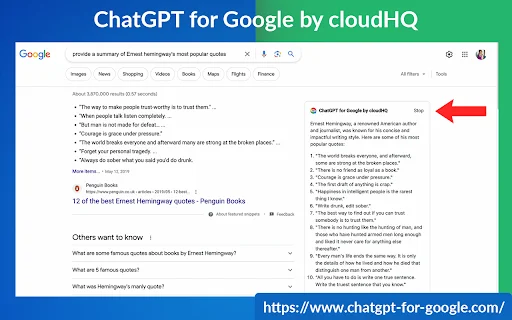 ChatGPT for Google: Dapatkan Jawaban AI di Hasil Pencarian - Screenshot 2