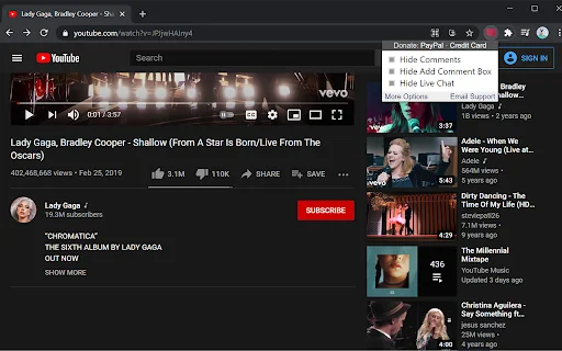 Download Turn Off YouTube Comments & Live Chat Terbaru – Gratis - Screenshot 1