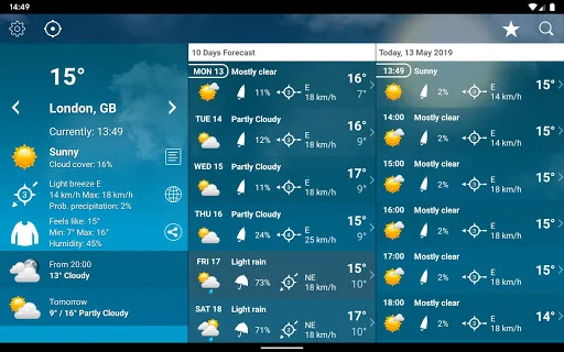 Download Weather Belgium XL PRO Terbaru – Prakiraan Cuaca Akurat - Screenshot 11